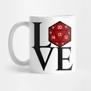 D20 Love Mug